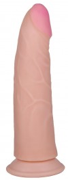 Классический фаллоимитатор на присоске - 17,5 см. фото 1 — pink-kiss