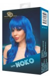 Синий парик "Иоко" фото 3 — pink-kiss