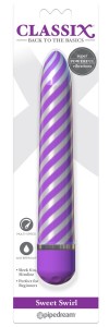 Фиолетовый вибратор Sweet Swirl Vibrator - 21,3 см. фото 3 — pink-kiss