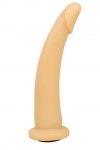 Телесная гладкая насадка-фаллоимитатор Harness - 20 см. фото 1 — pink-kiss