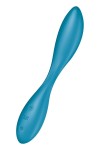 Синий гибкий вибратор Satisfyer G-Spot Flex 1 - 19,5 см. фото 1 — pink-kiss
