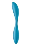 Синий гибкий вибратор Satisfyer G-Spot Flex 1 - 19,5 см. фото 3 — pink-kiss