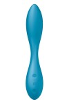 Синий гибкий вибратор Satisfyer G-Spot Flex 1 - 19,5 см. фото 4 — pink-kiss