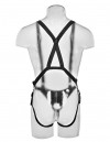 Страпон-система с телесной насадкой 10" Hollow Strap-On Suspender System - 25 см. фото 5 — pink-kiss