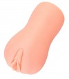 Телесный вибромастурбатор-вагина с рельефом EMILY AUTO фото 1 — pink-kiss
