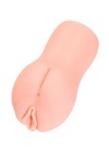 Телесный вибромастурбатор-вагина с рельефом EMILY AUTO фото 3 — pink-kiss
