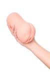 Телесный вибромастурбатор-вагина с рельефом EMILY AUTO фото 8 — pink-kiss
