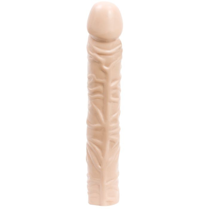 Анально-вагинальный фаллоимитатор с силагелем  - 24,5 см. фото 1 — pink-kiss