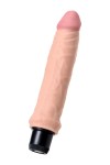 Телесный реалистичный мультискоростной вибратор - 20 см. фото 2 — pink-kiss