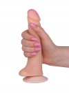 Фаллоимитатор REAL Standard с наплывами - 15 см. фото 7 — pink-kiss