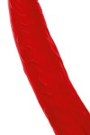 Красная насадка на пенис для двойного проникновения Black&Red - 16,5 см. фото 11 — pink-kiss