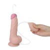 Телесный фаллоимитатор с имитацией эякуляции Soft Ejaculation Cock With Ball 8 - 17,8 см. фото 3 — pink-kiss