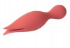 Коралловый раздвоенный вибромассажер Siren для клиторального массажа фото 6 — pink-kiss