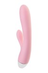 Розовый вибратор-пульсатор с функцией подогрева Milly - 20 см. фото 4 — pink-kiss