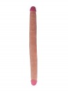 Двусторонний фаллос из неоскина Lesbi - 47,8 см. фото 3 — pink-kiss