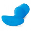 Синяя пробка для ношения B-vibe Snug Plug 5 - 14 см. фото 2 — pink-kiss