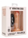 Телесный вибратор-реалистик Vibrating Realistic Cock 6" - 15 см. фото 3 — pink-kiss