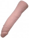 Телесный фаллоимитатор с шипиками под головкой - 18,5 см. фото 2 — pink-kiss