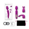 Лиловый вибратор с 2 сменными насадками R-Evolution Wand Vibrator with 2 Attachments фото 7 — pink-kiss