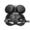 Пикантная черная маска «Озорная мышка» с заклепками фото 1 — pink-kiss