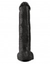 Чёрный фаллоимитатор-гигант 15" Cock with Balls - 40,6 см. фото 1 — pink-kiss