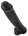 Чёрный фаллоимитатор-гигант 15" Cock with Balls - 40,6 см. фото 3 — pink-kiss