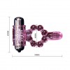 Розовое эрекционное кольцо с вибростимуляцией клитора Baile фото 3 — pink-kiss