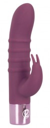 Фиолетовый вибратор-кролик с ребрышками Rabbit Vibe - 16 см. фото 1 — pink-kiss