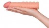 Телесная насадка-фаллос Super-Realistic Penis - 18 см. фото 3 — pink-kiss