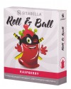 Стимулирующий презерватив-насадка Roll & Ball Raspberry фото 1 — pink-kiss