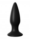 Чёрная малая анальная вибропробка Small Rechargeable Anal Plug - 10,9 см. фото 1 — pink-kiss