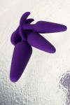 Набор из 3 фиолетовых анальных втулок A-toys фото 12 — pink-kiss