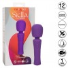 Фиолетовый ванд Stella Liquid Silicone Massager - 17,25 см. фото 5 — pink-kiss