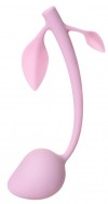 Розовый силиконовый вагинальный шарик с лепесточками фото 1 — pink-kiss