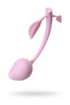 Розовый силиконовый вагинальный шарик с лепесточками фото 4 — pink-kiss