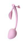 Розовый силиконовый вагинальный шарик с лепесточками фото 5 — pink-kiss