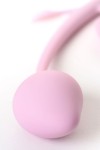 Розовый силиконовый вагинальный шарик с лепесточками фото 7 — pink-kiss