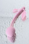 Розовый силиконовый вагинальный шарик с лепесточками фото 8 — pink-kiss