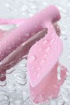 Розовый силиконовый вагинальный шарик с лепесточками фото 9 — pink-kiss