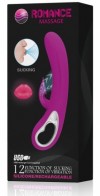 Хай-тек вибратор с присасывающимся клиторальным отростком Romance - 24 см. фото 1 — pink-kiss