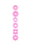 Набор из 6 розовых эрекционных колец фото 3 — pink-kiss