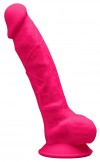 Розовый фаллоимитатор-реалистик Premium Dildo 7" Model 1 Premium - 17,5 см. фото 1 — pink-kiss
