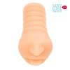 Телесный мастурбатор-ротик с высунутым язычком фото 3 — pink-kiss