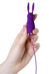 Фиолетовое виброяйцо с пультом управления A-Toys Bunny, работающее от USB фото 3 — pink-kiss