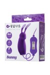 Фиолетовое виброяйцо с пультом управления A-Toys Bunny, работающее от USB фото 4 — pink-kiss