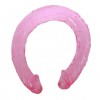 Двухголовый розовый фаллоимитатор - 44,5 см. фото 3 — pink-kiss