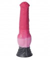 Розовый фаллоимитатор "Пони" - 24,5 см. фото 1 — pink-kiss