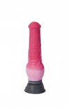 Розовый фаллоимитатор "Пони" - 24,5 см. фото 2 — pink-kiss