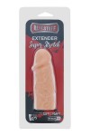 Телесная реалистичная насадка на пенис SUPER STRETCH EXTENDER 4INCH - 10 см. фото 3 — pink-kiss