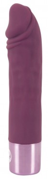 Фиолетовый вибратор-реалистик Realistic Vibe - 14,3 см. фото 4 — pink-kiss